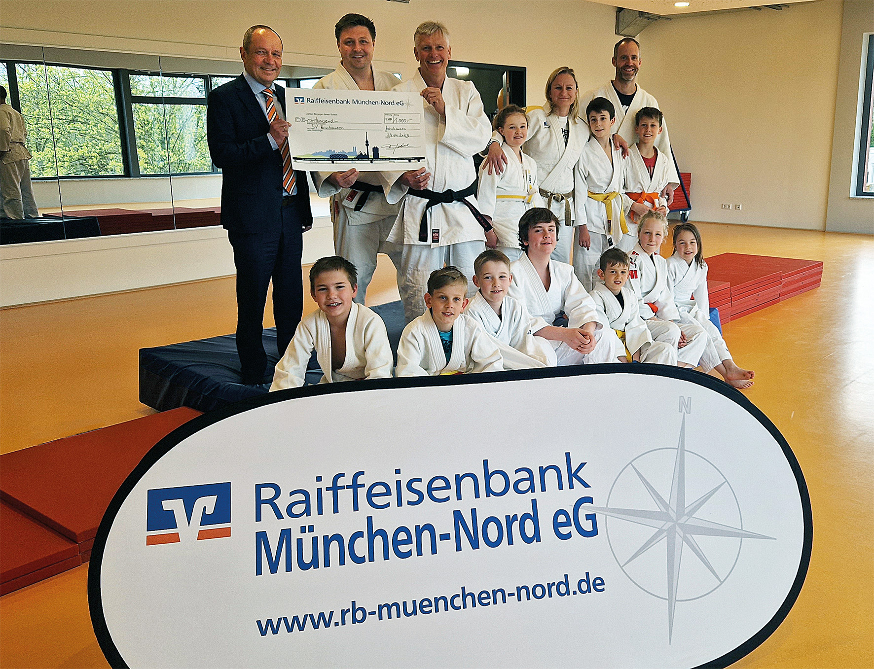 <strong>Raiffeisenbank München-Nord fördert Haimhauser Judo</strong>